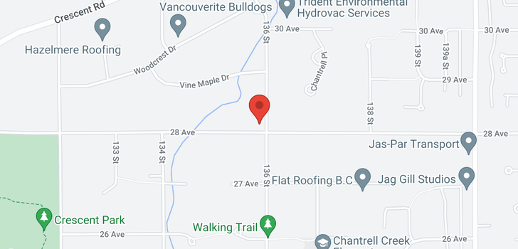 map of 13585 28 AVENUE